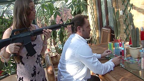 Brunette Rita Faltoyano Sucks Dick Outside And Gets Fucked