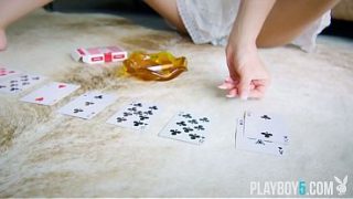 Naturally curvy blonde pornstar babe Jessa Rhodes softcore porn